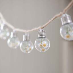 10 Daisy Micro Battery Festoon Lights - thumbnail 2