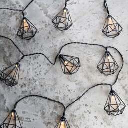 10 Black Diamond Battery Fairy Lights - thumbnail 1