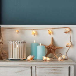 10 Seashell Fairy Lights - thumbnail 2
