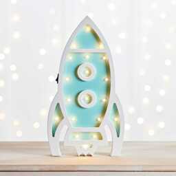 Children’s Rocket Night Light - thumbnail 2