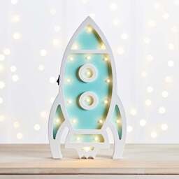 Children’s Rocket Night Light - thumbnail 2