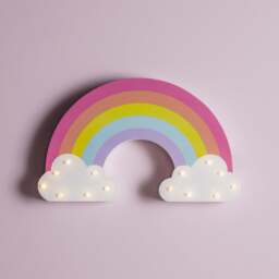 Rainbow Battery Children's Wall Light - thumbnail 1