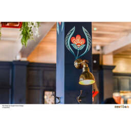 Baku Wall Light - Mullan Lighting - Antique Brass - thumbnail 9