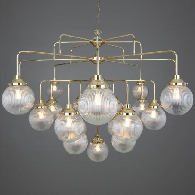 Four Tier Rome Chandelier - Mullan Lighting, 100cm / Holophane