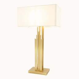 Carrick Pale Gold Finish Table Lamp - thumbnail 2