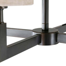 Ealga 4 Arm Chandelier Dark Bronze - thumbnail 2