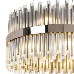 Colmar 80cm Chandelier Nickel - thumbnail 3