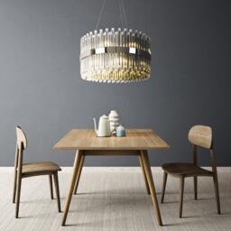 Colmar 80cm Chandelier Nickel