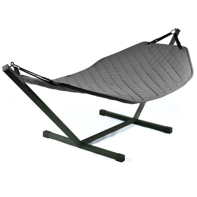 Outdoor B-Hammock With Stand - Grey, No / No