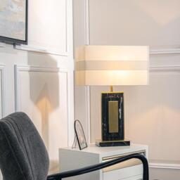 Halie Marble Table Lamp - thumbnail 1
