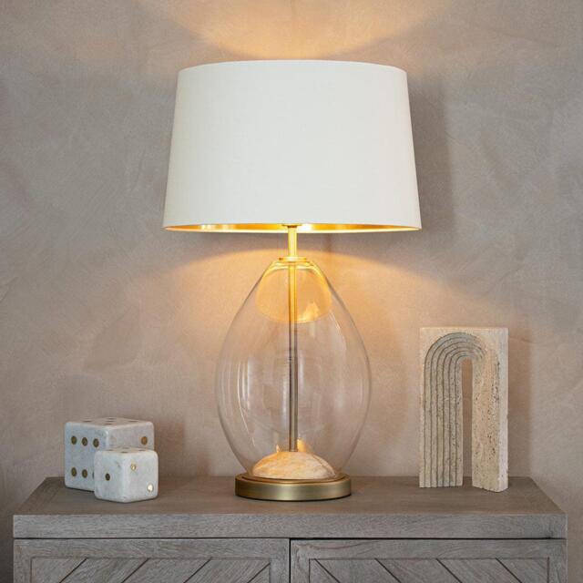 Kallestad Table Lamp, With Opal Shade