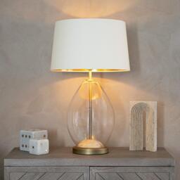 Kallestad Table Lamp, With Opal Shade