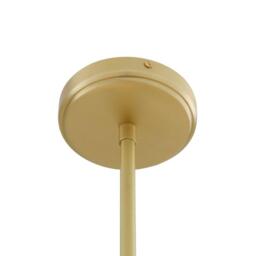 Athens Glass Globe Chandelier - Satin Brass - Mullan Lighting - thumbnail 5