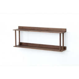 Platform 2 Wall Shelf - Walnut - thumbnail 4
