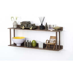 Platform 2 Wall Shelf - Walnut - thumbnail 7