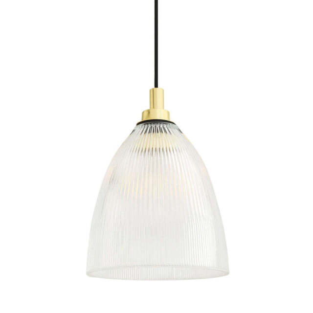 Brooke Pendant Bathroom Light, Matt Black