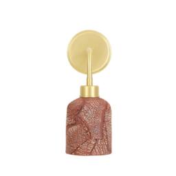 Osier Ceramic Wall Light - Red Iron - Mullan Lighting - thumbnail 2