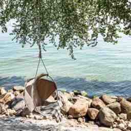Cocoon Hang Chair Outdoor - Beige - TRIMM Copenhagen - thumbnail 5