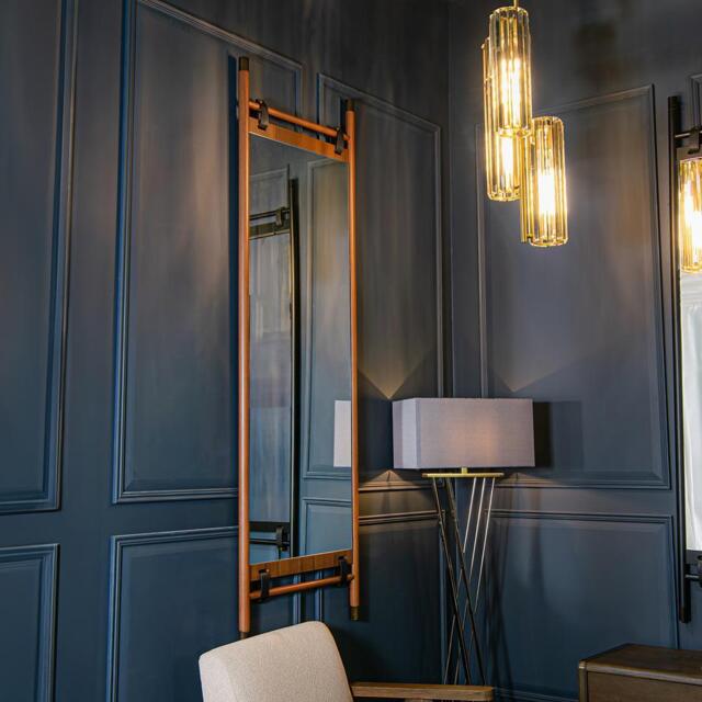 Troy Walnut Mirror - image 1