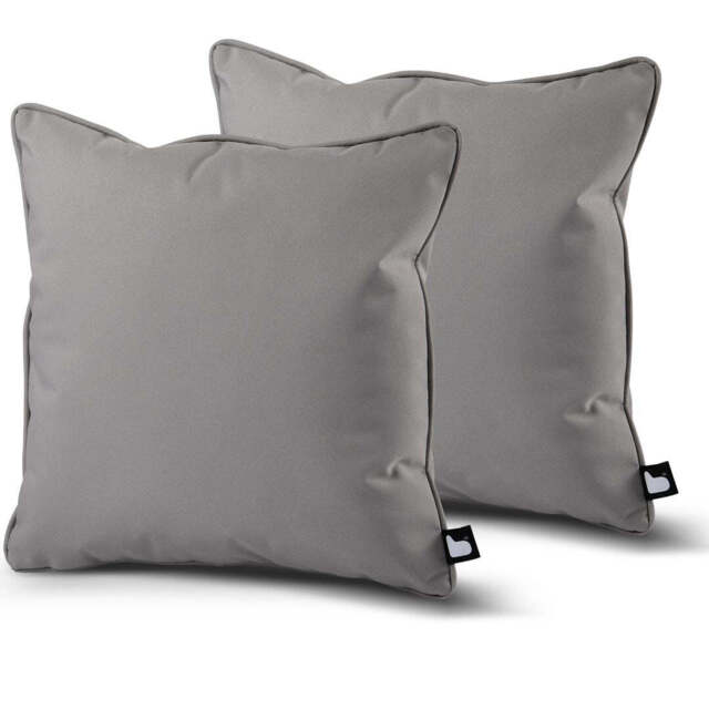 B Outdoor Cushion Twin Pack - Brights Collection, SILVER GREY
