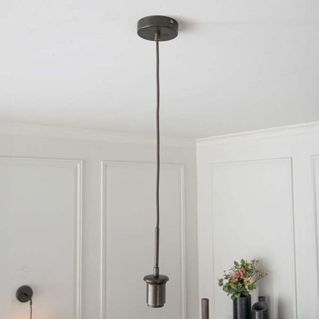 Astley Pendant in Dark Bronze, Fitting Only