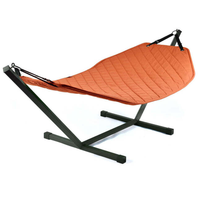 Outdoor B-Hammock With Stand - Orange, No / No