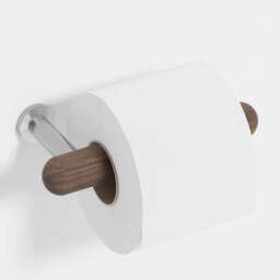 Yoku Toilet Roll Holder - Walnut