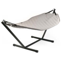 Outdoor B-Hammock With Stand - Silver Grey, No / No