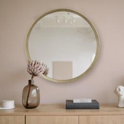 Foyle Mirror Distressed Gold - thumbnail 1