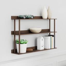 Platform 3 Wall Shelf - Walnut