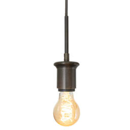 Astley Nine Pendant in Dark Bronze, Fitting with Bulbs