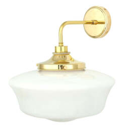 Anath Wall Light by Mullan Lighting - Bathroom Wall Light, Natural Brass