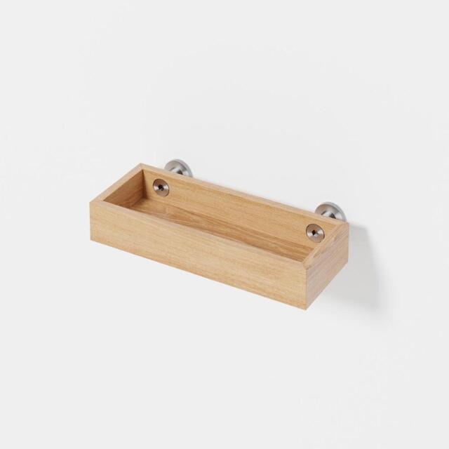 Yoku Tray Shelf Wall Storage - Natural Oak - Bathroom Accessories, Yoku 228