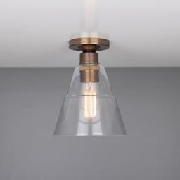 Rigale Flush Mount Ceiling Light - Mullan Lighting, Antique Brass