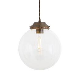 Riad 250mm Globe Cluster - Mullan Lighting, Antique Brass