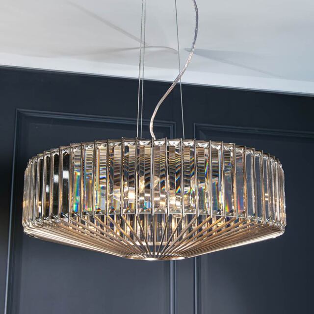 Aprica Nickel Pendant Light - image 1