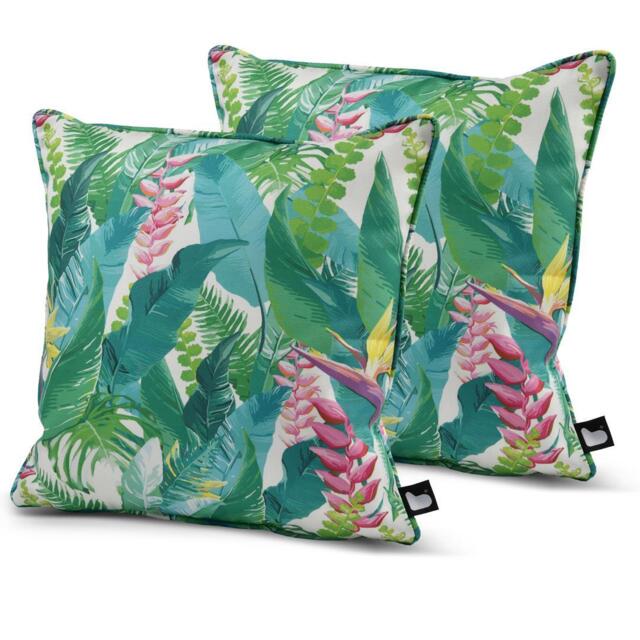 B Outdoor Cushion Twin Pack - Floral Jungle - image 1