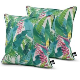 B Outdoor Cushion Twin Pack - Floral Jungle