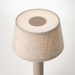 Humble Two Linen Table Lamp - Beige - thumbnail 5