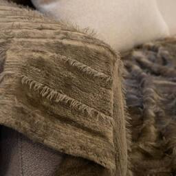 Velma Taupe Throw - thumbnail 2