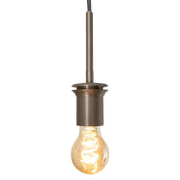 Astley Wall Pendant in Antique Brass, Fitting with A60 Bulb