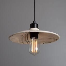 Pyrus Ceramic Pendant Light - Marbled - Mullan Lighting, 100cm