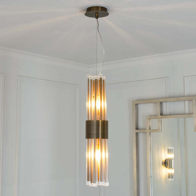 Colmar Pendant Light - Antique Brass - image 1