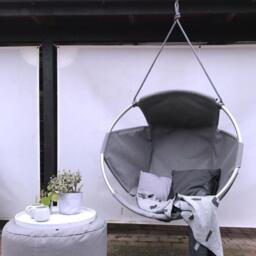 Cocoon Hang Chair Outdoor - Grey - TRIMM Copenhagen - thumbnail 1