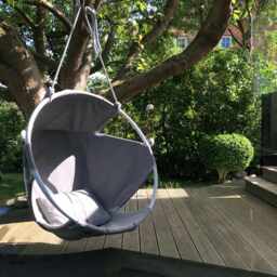 Cocoon Hang Chair Outdoor - Grey - TRIMM Copenhagen - thumbnail 3