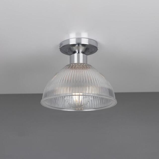 Erbil Prismatic Flush Mount Ceiling Light - Mullan Lighting, Polished Chrome