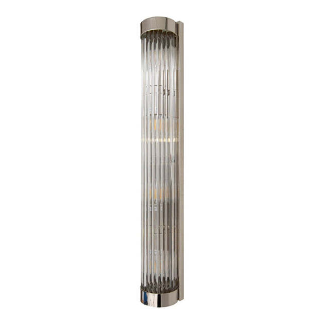Nasir Long Wall Lamp, Nickel