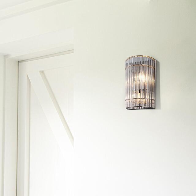 Macy Wall Light, Nickel