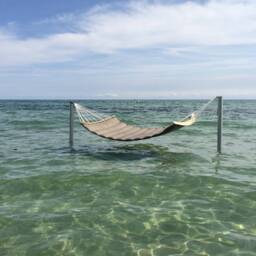 Double Hammock - TRIMM Copenhagen, With Stand / Beige - thumbnail 6