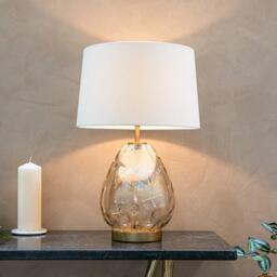 Riom Small Table Lamp (Base Only), With Opal Shade